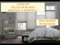 How to remove Levolor Cellular Blinds - One handed in seconds