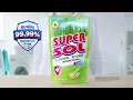 CEGAH PENYEBARAN KUMAN, BAKTERI, DAN VIRUS HINGGA 99,99% DENGAN SUPERSOL SEREH.