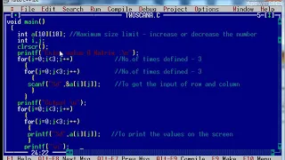 Programming in C Two Dimensional Array No of times input defined