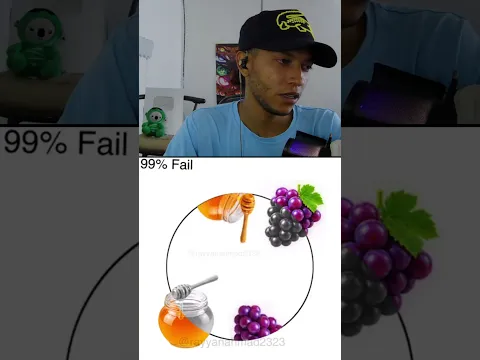 ¿Cuántas veces fallarás parar la uva y la miel? 😤 #retos #shorts