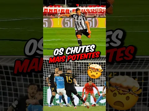 OS JOGADORES COM CHUTES MAIS POTENTES!😳🤯
