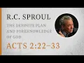 The Definite Plan and Foreknowledge of God Acts 2 22 33 A Sermon by R C Sproul