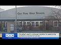 Four arrested after shooting outside Oak Park High School