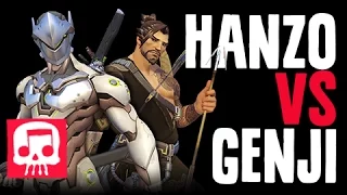 hanzo vs genji rap battle by jt music overwatch song 