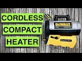 Sweet little heater Dewalt Cordless Propane 20v Max DXH70CFAV REVIEW