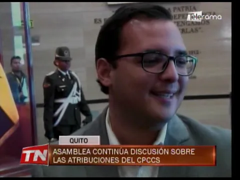 Asamblea continúa discusión sobre las atribuciones del CPCCS