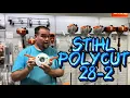 Stihl 28-2 PolyCut assembly Step-by-step how to change trimmer head from string to polycut blades