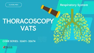 Respiratory Thoracoscopic VATs Procedure CPT Guidelines Code Series 32601-32674
