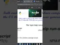 Node-JS npm in PDF format