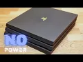 PS4 PRO NOT TURNING ON CAN I FIX IT