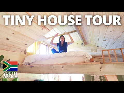 Download MP3 15m² Wooden Tiny House Tour - Wilderness, South Africa | Garden Route, Cape Town 🦁 🏠