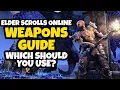 ESO Weapon Guide Which Should You Use in 2021