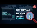 EXPOSED Photo Metadata Reveals Location See It Instantly Public Demo ExifTool OSINT