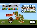 Minecraft Pixel Art Tutorial 8-Bit Goomba Bowser Part 2 Super Mario Bros NES