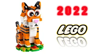 LEGO SEASONAL 🐯 40491  Year Of The Tiger  2022 🐯 SPEED BUILD