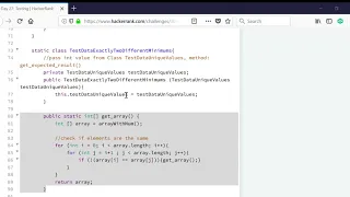 Day 27 Testing HackerRank JAVA