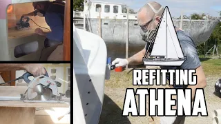 Sail Life – Hull painting, tech compartment & coppercoat activation – sailboat project