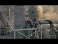 Chopper 7 over chemical plant fire in Bedford Park Illinois