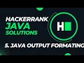 Hackerrank Java Solutions - Day 5 Java Output Formatting II Hindi