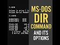 3 How to Use DIR Command in CMD MS-DOS Directory Listing Explained