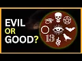 Scary symbols that actually have POSITIVE Meanings