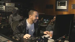 inside the studio for 