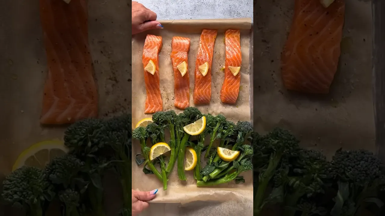 How to Meal Prep Sheet Pan Salmon and Broccolini