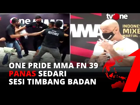 One Pride MMA FN 39, Sesi Timbang Badan Diwarnai Keributan Antara Yusuf Dengan Gugun | tvOne