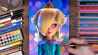 Drawing Rosalina - Super Mario Galaxy | drawholic