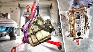 50 YEAR OLD Diesel Engine TEAR DOWN and REBUILD | Wildlings Sailing