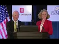 Administrators from Indiana University and Purdue University discuss IUPUI realignment