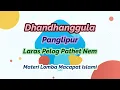Download Lagu DHANDHANGGULA PANGLIPUR LARAS PELOG PATHET NEM