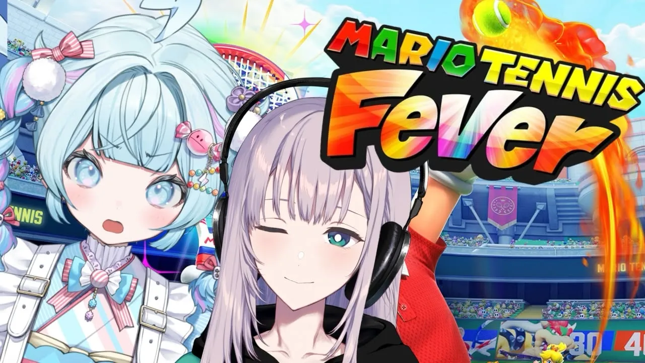 【マリオテニスフィーバー】レイネ先輩とやってみる！【水宮枢／ホロライブDEV IS】