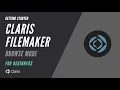 Getting Started with Claris FileMaker - Browse Mode