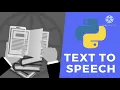 Python Text To Speech Learn python pyttsx module Python Tamil Convert Text to Speech in Python