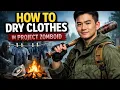 How to DRY CLOTHES in Project Zomboid Step by Step