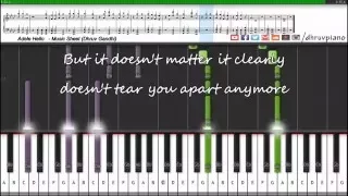 Download Adele Hello || Easy to Advanced Piano Tutorial + Music Sheet + MIDI with Lyrics MP3
