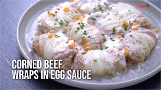Grandma's corned beef and white sauce. 