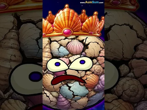 The Cracked Shell Planet! | #aumsum #kids #shorts