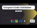 Coupon Code Validator Leetcode 3606 DSA Hindi Code With Deepak