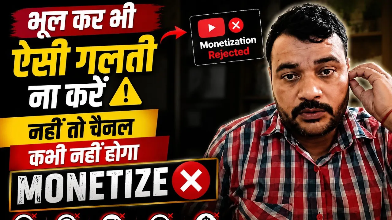 Monetization reject hone se kaise bache। #youtube #fyp #viral #viralvideo