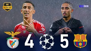 Barcelona 5 4 Benfica 4k UCL 2025 Extended Highlights 