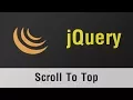 jQuery Arabic Tutorials - How To Make Scroll To Top Button