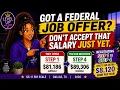 You Can Negotiate Your Federal Starting Salary