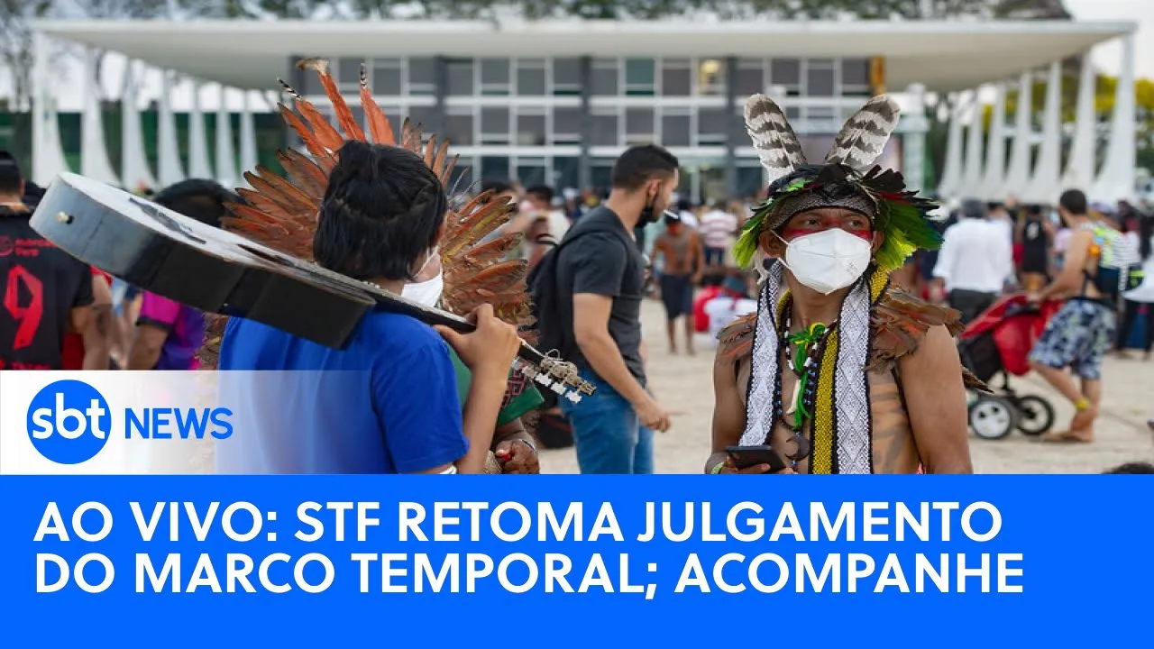 ???? AO VIVO: STF retoma julgamento do marco temporal; acompanhe