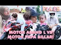 Lagu PULES : PERBEDAAN ABANG L \u0026 PAPA BILLAR KALAU NAIK MOTOR!
