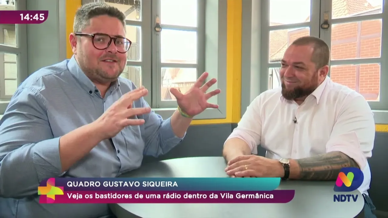 Gustavo Siqueira: veja os bastidores de uma rádio dentro da Vila Germânica