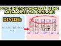 How to Divide Polynomial Expressions Using Polydoku or Box Method or Area Model Part 2