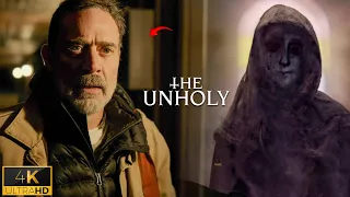 deadly statue comes alive the unholy 2021 scary scene
