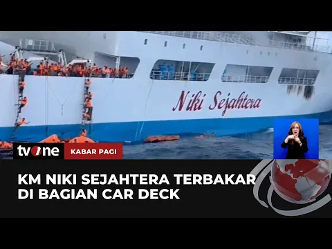 KM Niki Sejahtera Terbakar di Perairan Banjarmasin